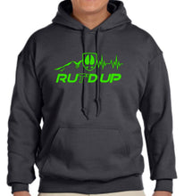 Load image into Gallery viewer, Mountain Adrenaline Charcoal Hoodie w/ TrackShield on Hood