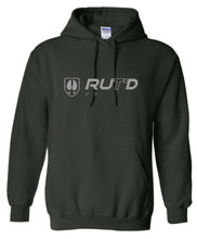 Load image into Gallery viewer, Forest Green Rut’d Up Hoodie w/ TrackShield on Hood
