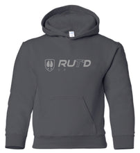 Load image into Gallery viewer, Charcoal Rut’d Up Hoodie w/ TrackShield on Hood
